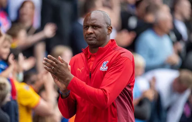 Crystal Palace manager Patrick Vieira