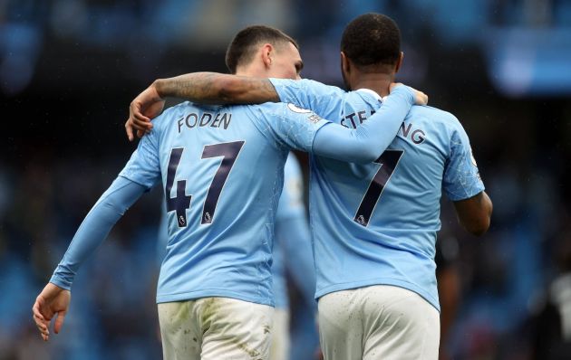 Phil Foden and Raheem Sterling