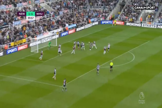 Video - Murphy scores for Newcastle vs West Ham