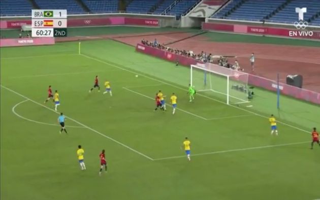 Video - Oyarzabal scores volley for Spain in Olympics final vs Brazil
