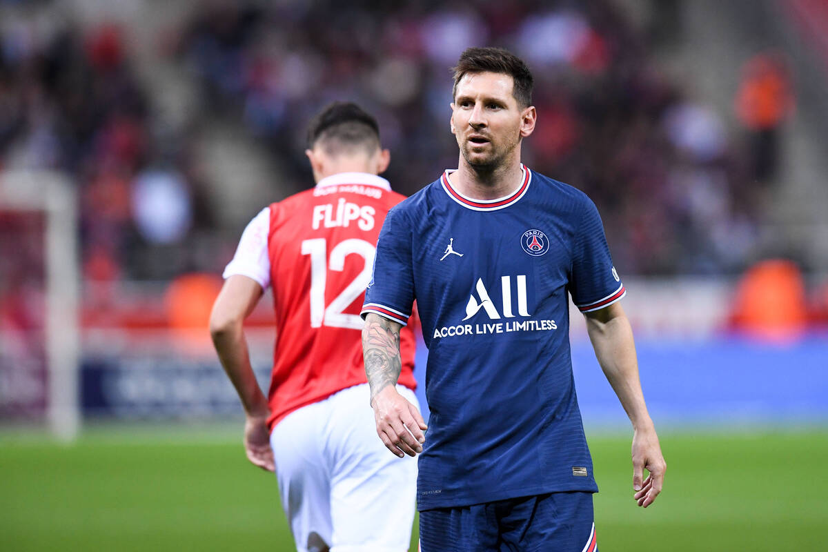 Lionel Messi in action for PSG