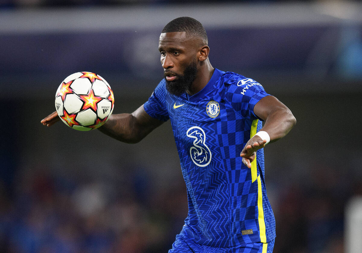 Antonio Rudiger in action for Chelsea