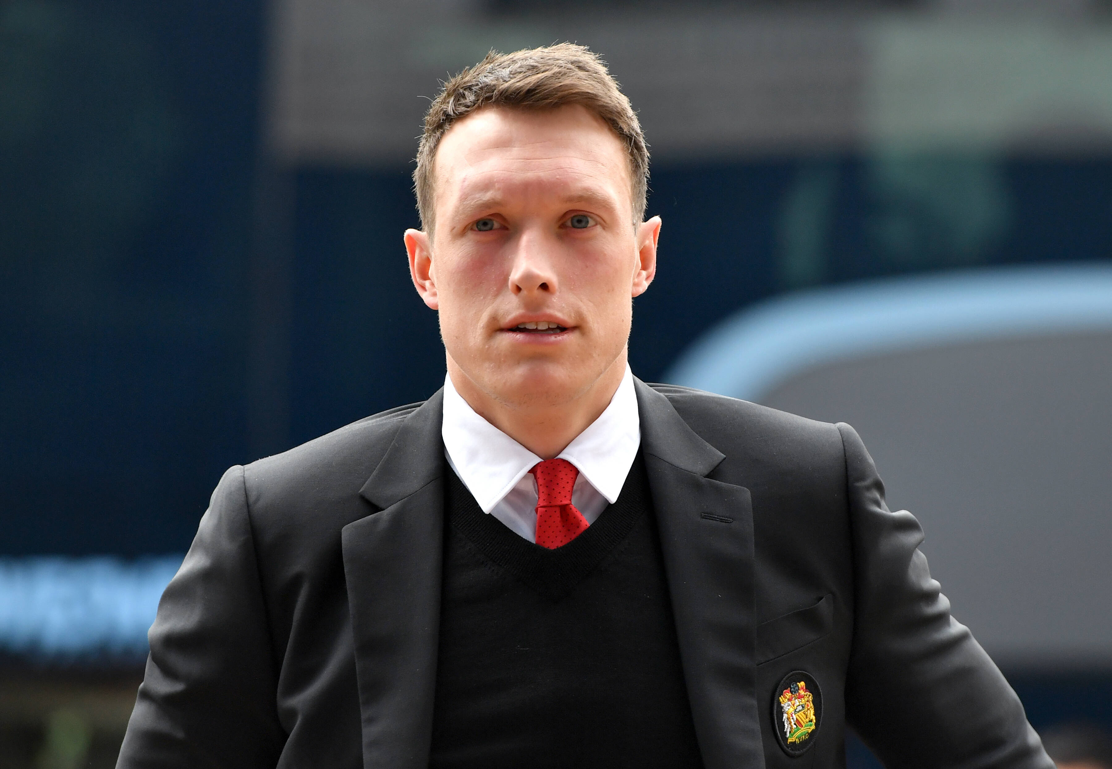 Ex-Man United star, Phil Jones, has spoken about the horrific effects of social media trolling on his mental health (Photo by Anthony Devlin)