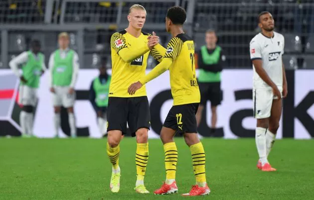 Borussia Dortmund Haaland and Bellingham