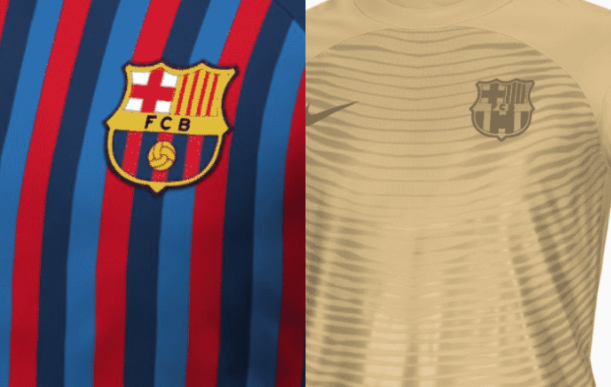 Barcelona 2022-23 home away kits leaked