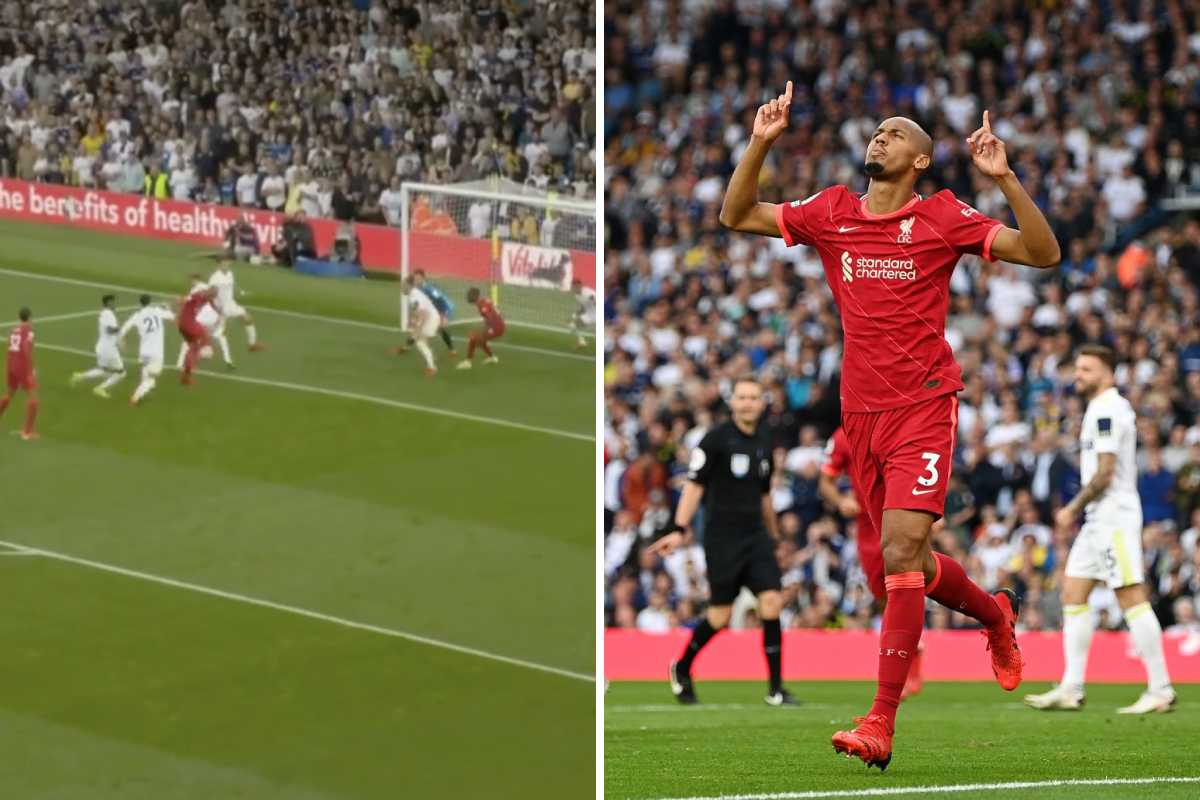  (Video) Fabinho doubles Liverpool’s lead over Leeds United after surviving nail-biting VAR 