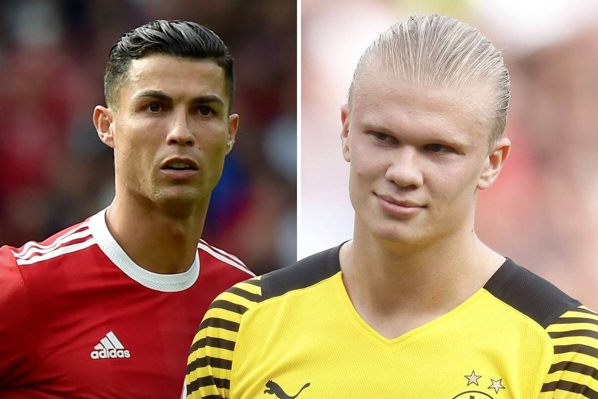 Erling Haaland and Cristiano Ronaldo could play at Man United