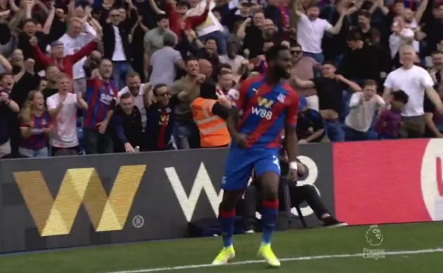 Odsonne Edouard celebrates goals on Crystal Palace debut