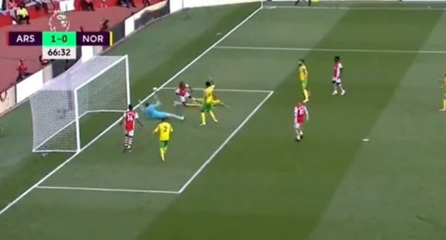 Pierre-Emerick Aubameyang goal vs Norwich
