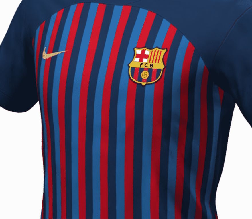 Prehistorisch Onderzoek krab Barcelona 2022-23 home and away kits leaked