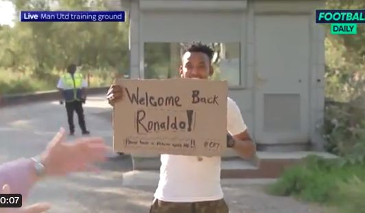welcome back ronaldo fan