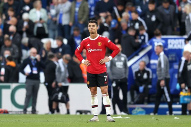 Ronaldo Man United Leicester