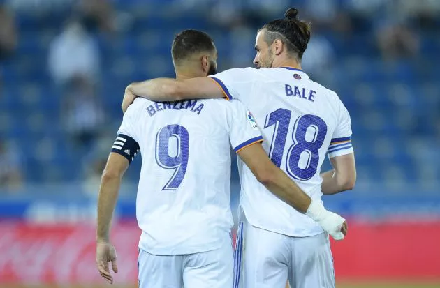 Karim Benzema and Gareth Bale Real Madrid