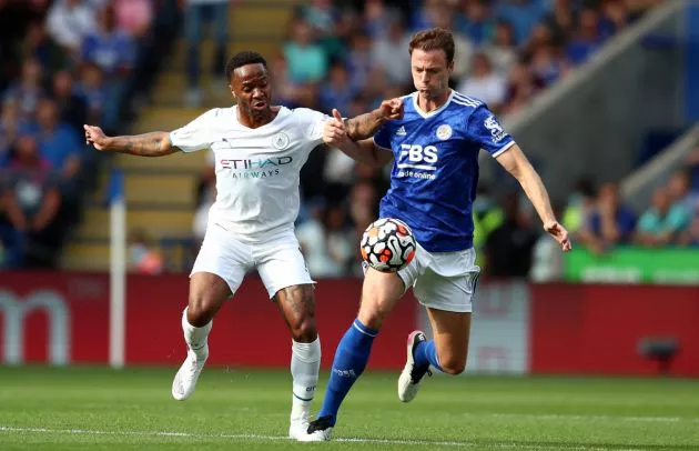 Leicester Man City Sterling Maddison