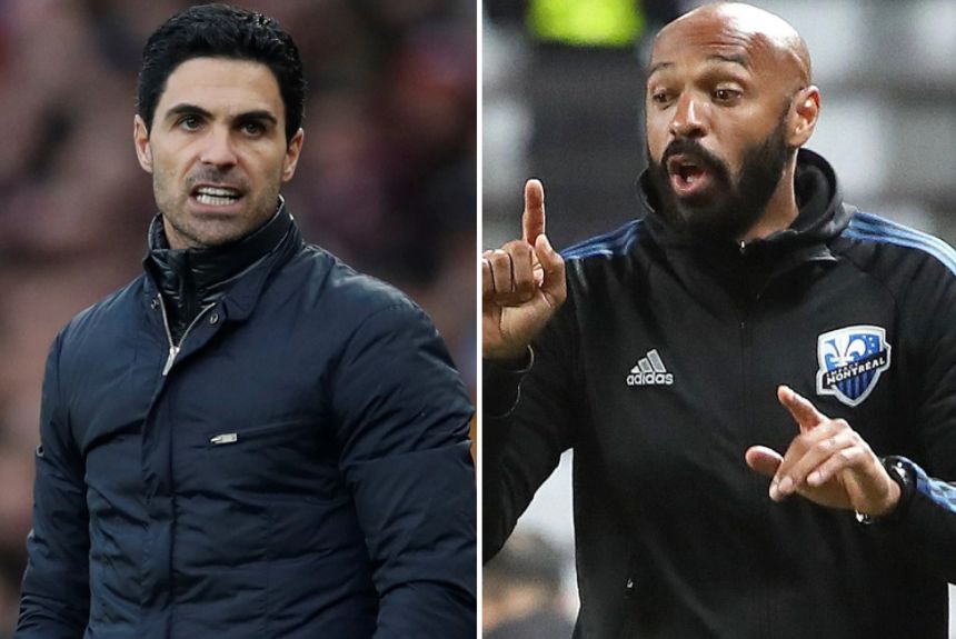 Mikel Arteta Thierry Henry Arsenal