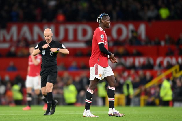 Paul Pogba sent off for Man United vs Liverpool