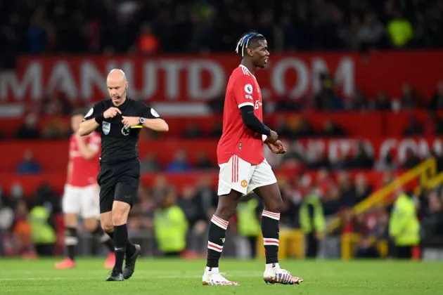 Paul Pogba sent off for Man United vs Liverpool
