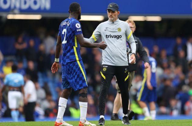 Rudiger and Chelsea manager Tuchel