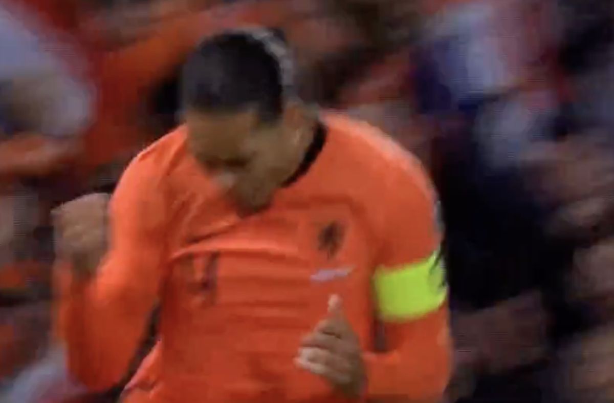  (Video) Virgil van Dijk buries bullet header to give Netherlands lead vs. Gibraltar