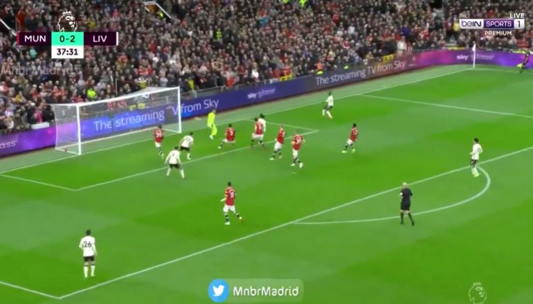 Salah vs Man United goal video