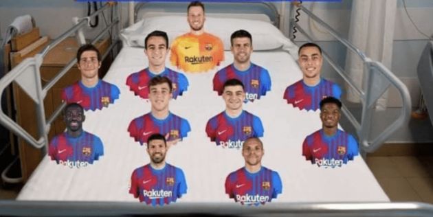 The Scale Of Barcelona's Injury Crisis Is Revealed