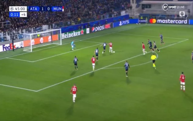 Video - Ronaldo equalises for Man United vs Atalanta