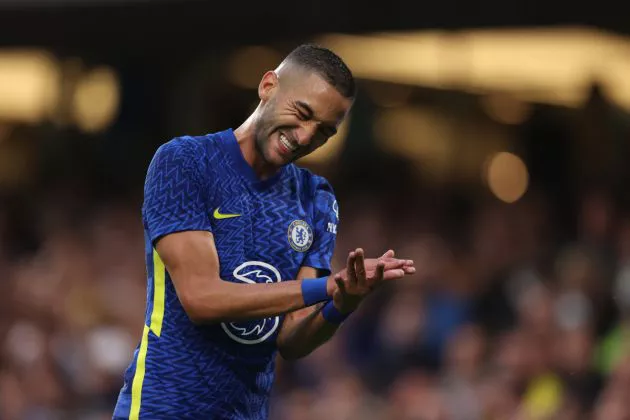Ziyech frustrated for Chelsea