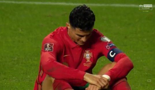 ronaldo crying portugal serbia