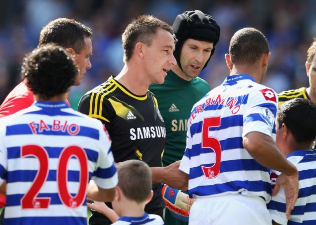 Anton Ferdinand refused to shake the hand of John Terry in a September 2012 fixture between QPR and Chelsea