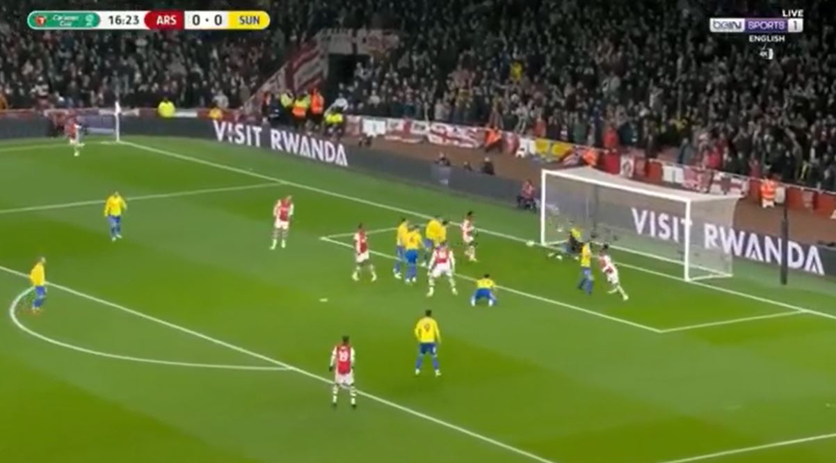 Eddie Nketiah goal vs Sunderland