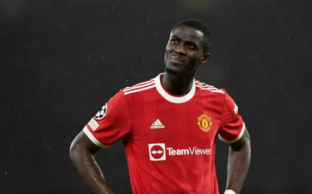 Eric Bailly stares out for Manchester United