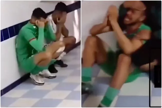 Video - Teammates of Sofiane Lokar crying after collapse