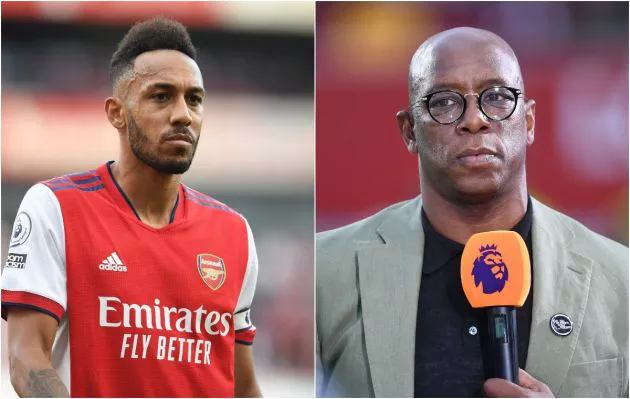 pierre-emerick aubameyang ian wright arsenal