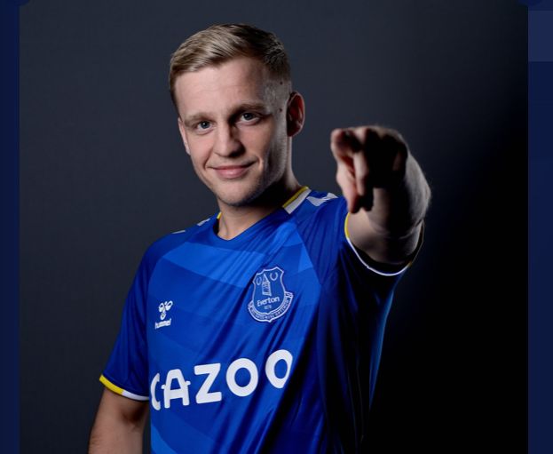  Photo: Everton formally announce Donny van de Beek loan deal