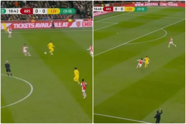 Video - Jota scores opener for Liverpool against Arsenal after Firmino flick