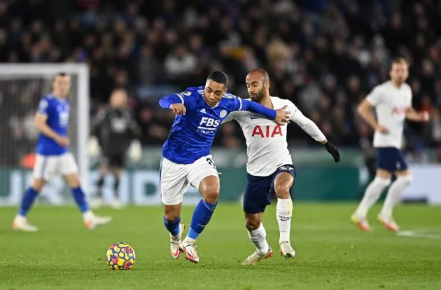 leicester tottenham tielemans moura