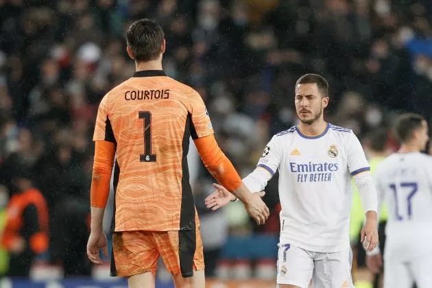 Courtois and Hazard Real Madrid