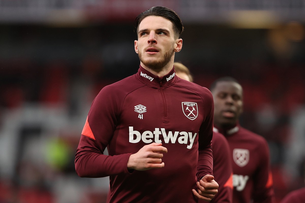  David Moyes confirms West Ham’s asking price for Declan Rice