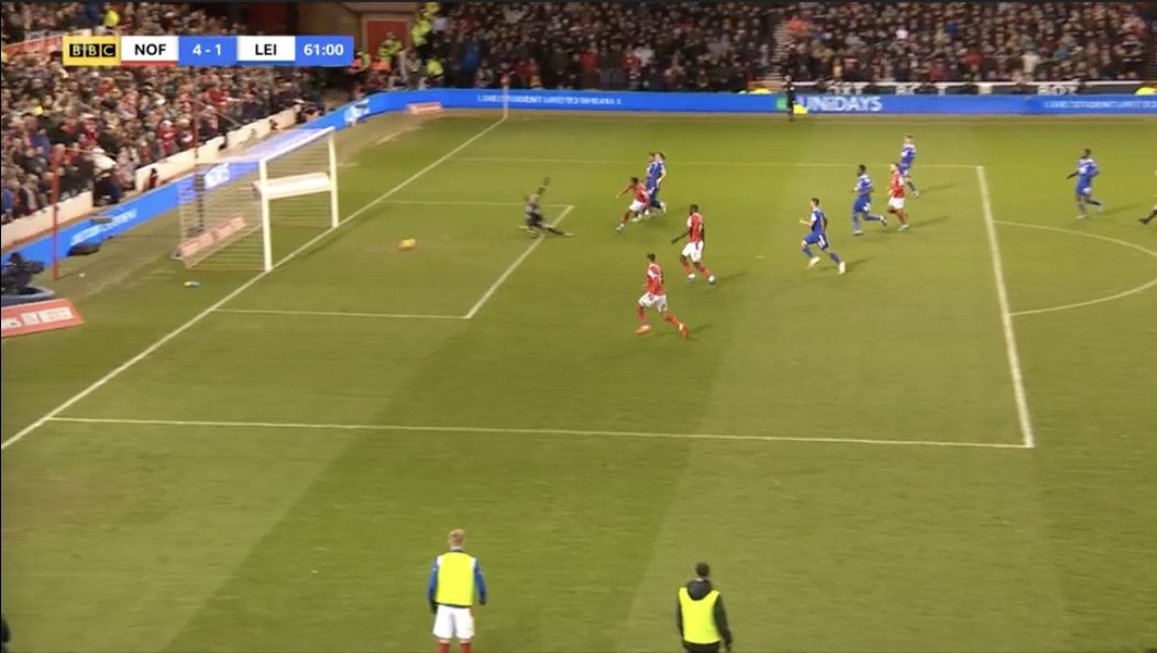  Video: FA Cup holders Leicester on verge of going out as Nottingham Forest grab a fourth 