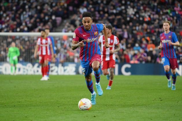 aubameyang barcelona debut