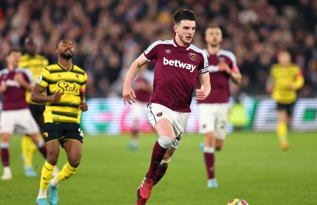 declan rice west ham watford