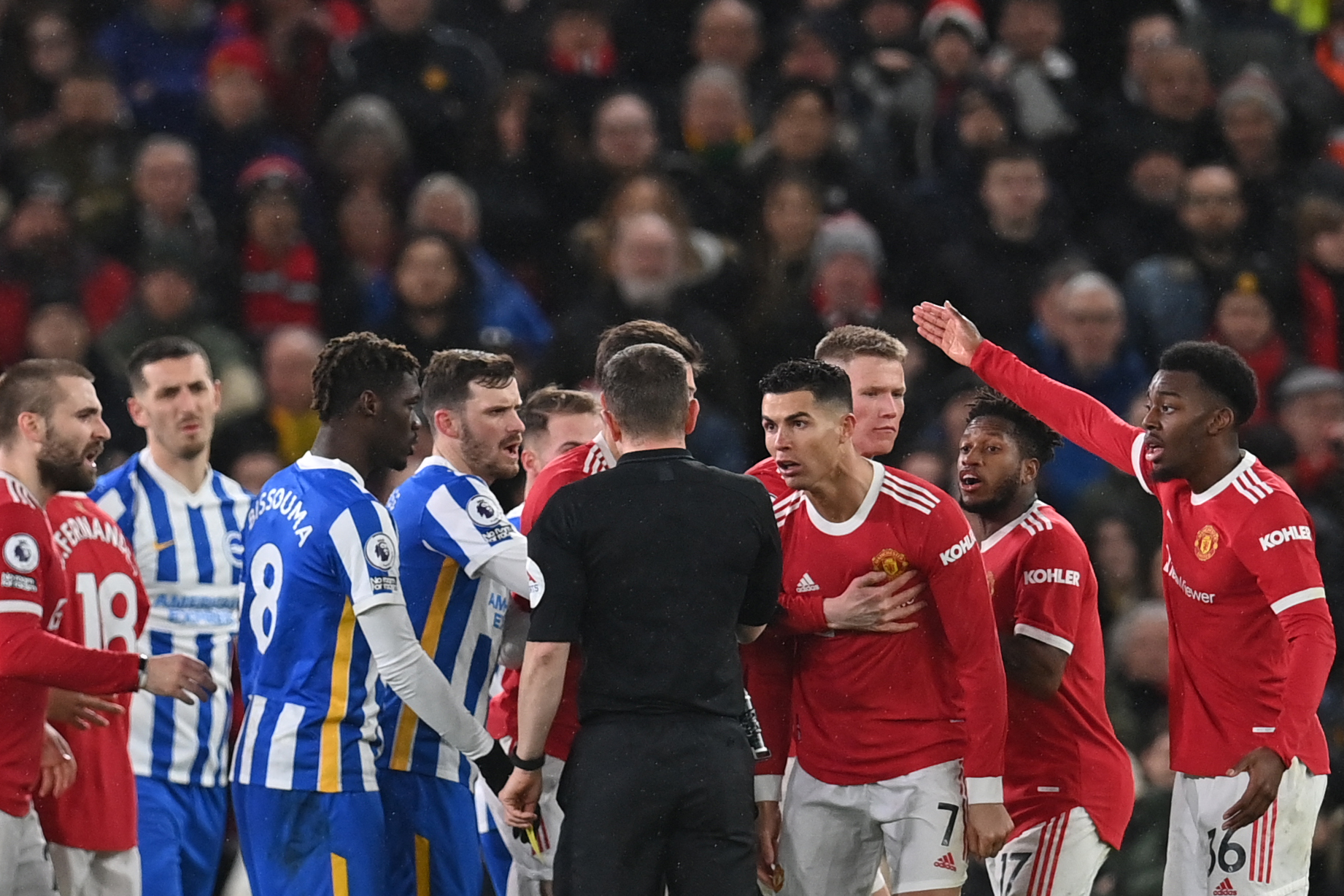 Man United charged by FA for failing to control players