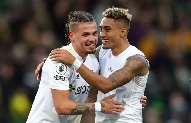 leeds united kalvin phillips and raphinha