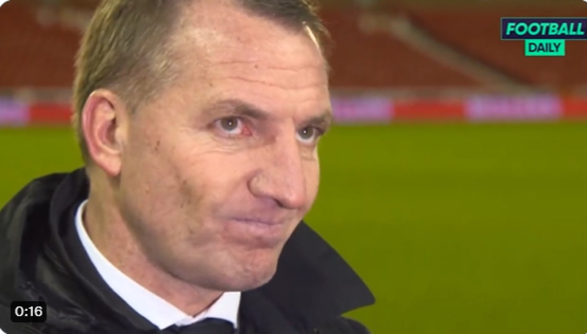  Video: Brendan Rodgers highlights the worrying change he’s noticed in his Leicester City players