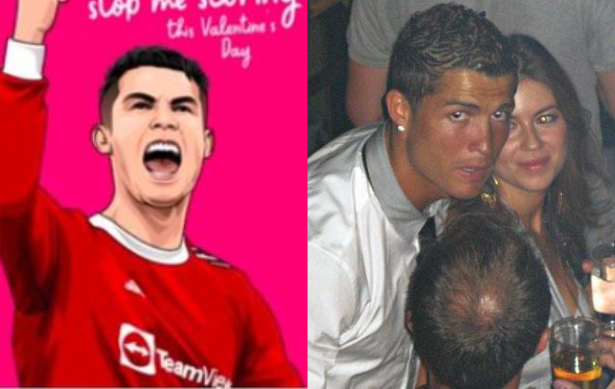 ronaldo valentine's day card