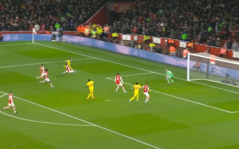 Jota Scores Massive Goal For Liverpool V Arsenal