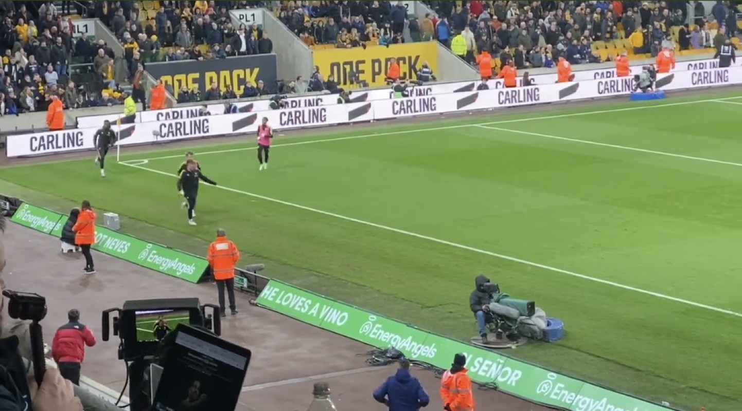 Video: Leeds United stars pelted after running full length of pitch in celebrations