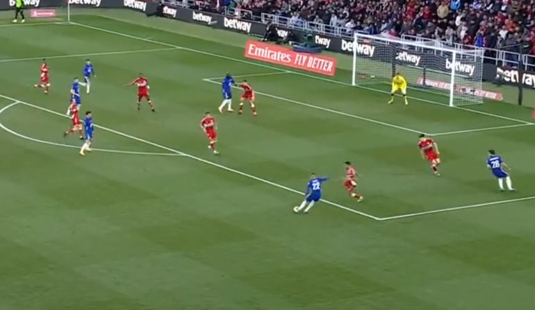 Ziyech scores amazing driven effort to double Chelsea's lead