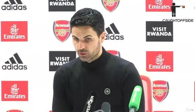 arteta presser post lfc