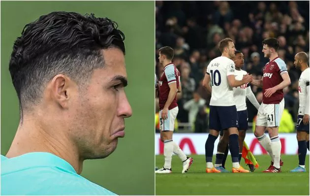 ronaldo portugal kane tottenham rice west ham